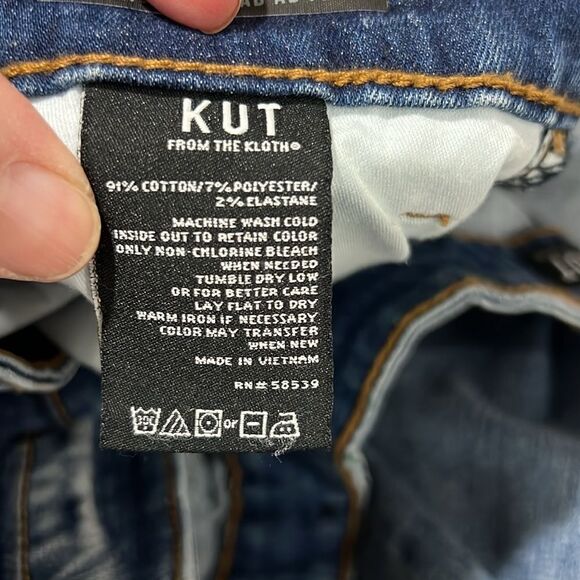 Kut from the Kloth Ana high rise Fab Ab Flare jeans size 24W NWOT - Picture 9 of 11